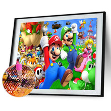 Load image into Gallery viewer, Super Mario 40*30CM(Canvas) Full Round Drill Diamond Painting

