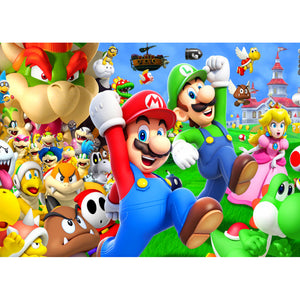 Super Mario 40*30CM(Canvas) Full Round Drill Diamond Painting