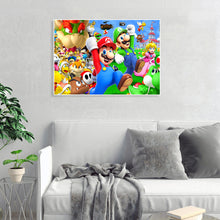 Load image into Gallery viewer, Super Mario 40*30CM(Canvas) Full Round Drill Diamond Painting
