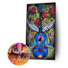 Load image into Gallery viewer, Guitar 45*85CM(Canvas) Full Round Drill Diamond Painting
