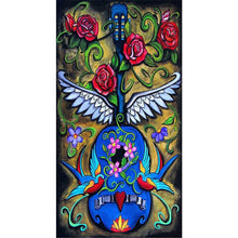 Load image into Gallery viewer, Guitar 45*85CM(Canvas) Full Round Drill Diamond Painting
