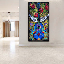 Load image into Gallery viewer, Guitar 45*85CM(Canvas) Full Round Drill Diamond Painting
