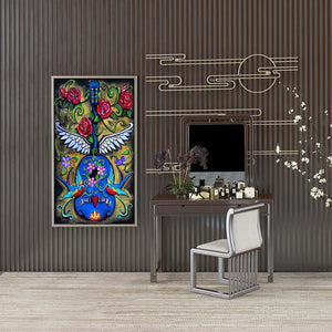 Guitar 45*85CM(Canvas) Full Round Drill Diamond Painting