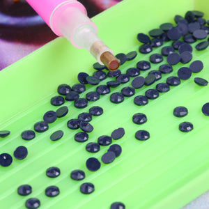Round Drills Package DIY Embroidery Diamond Painting Rhinestones (DMC 939)