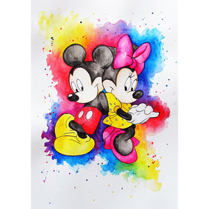 Mickey Mouse And Friends 30*40CM(Canvas) Full Round Drill Diamond Painting