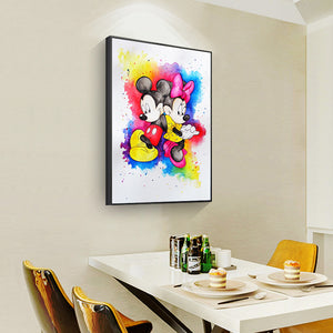 Mickey Mouse And Friends 30*40CM(Canvas) Full Round Drill Diamond Painting