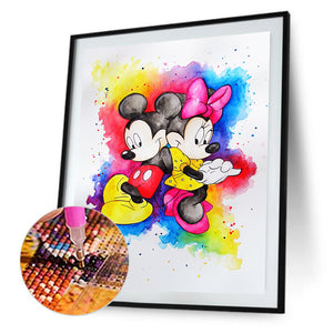Mickey Mouse And Friends 30*40CM(Canvas) Full Round Drill Diamond Painting
