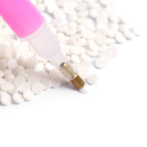 1 Bag Resin Round Drill Diamond Rhinestone for Missing Beads (DMC-3865)