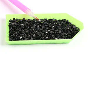 1 Bag Resin Round Drill Diamond Rhinestone for Missing Beads (DMC-310)
