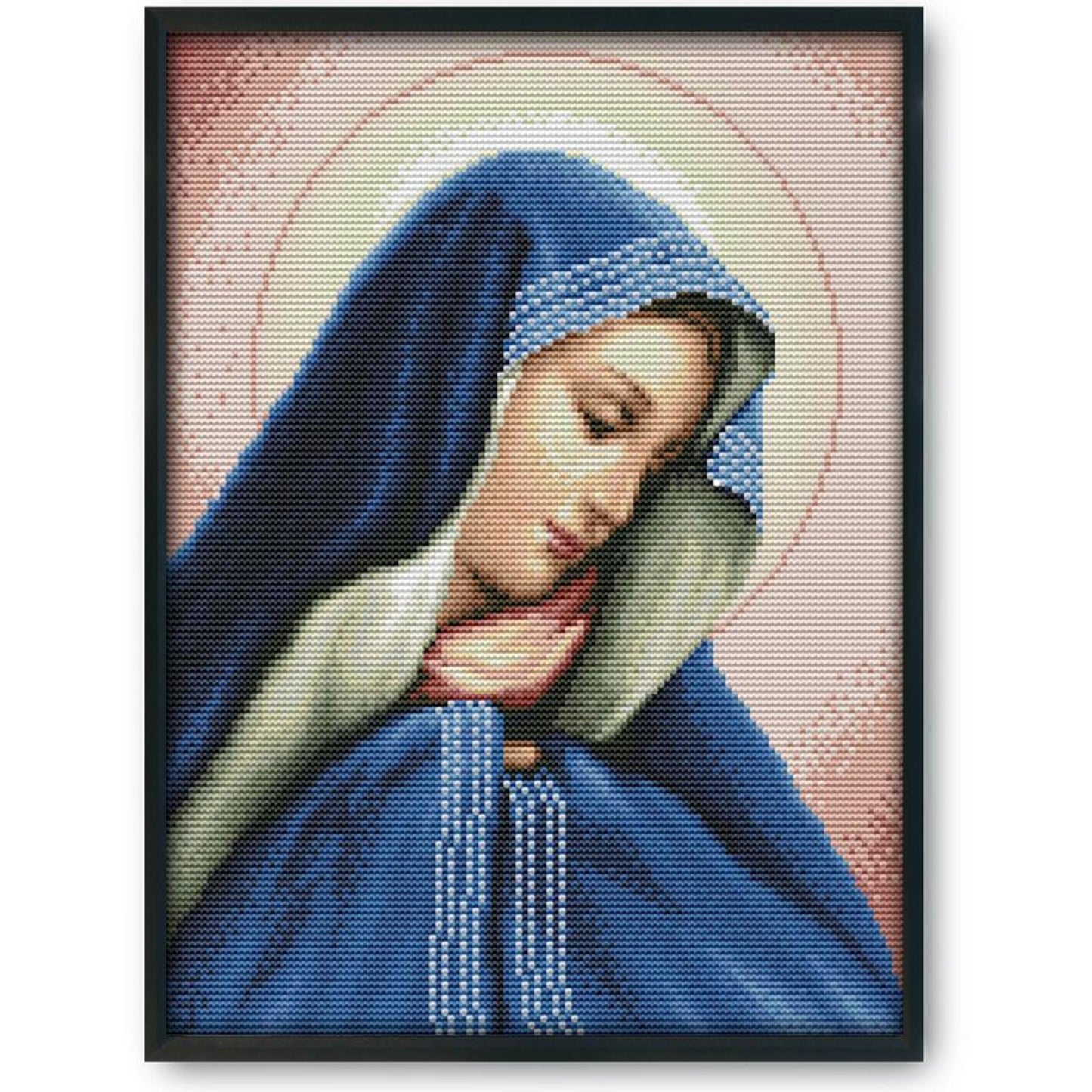 Virgin Mary - 14CT Stamped Cross Stitch 30x29CM - Joy Sunday