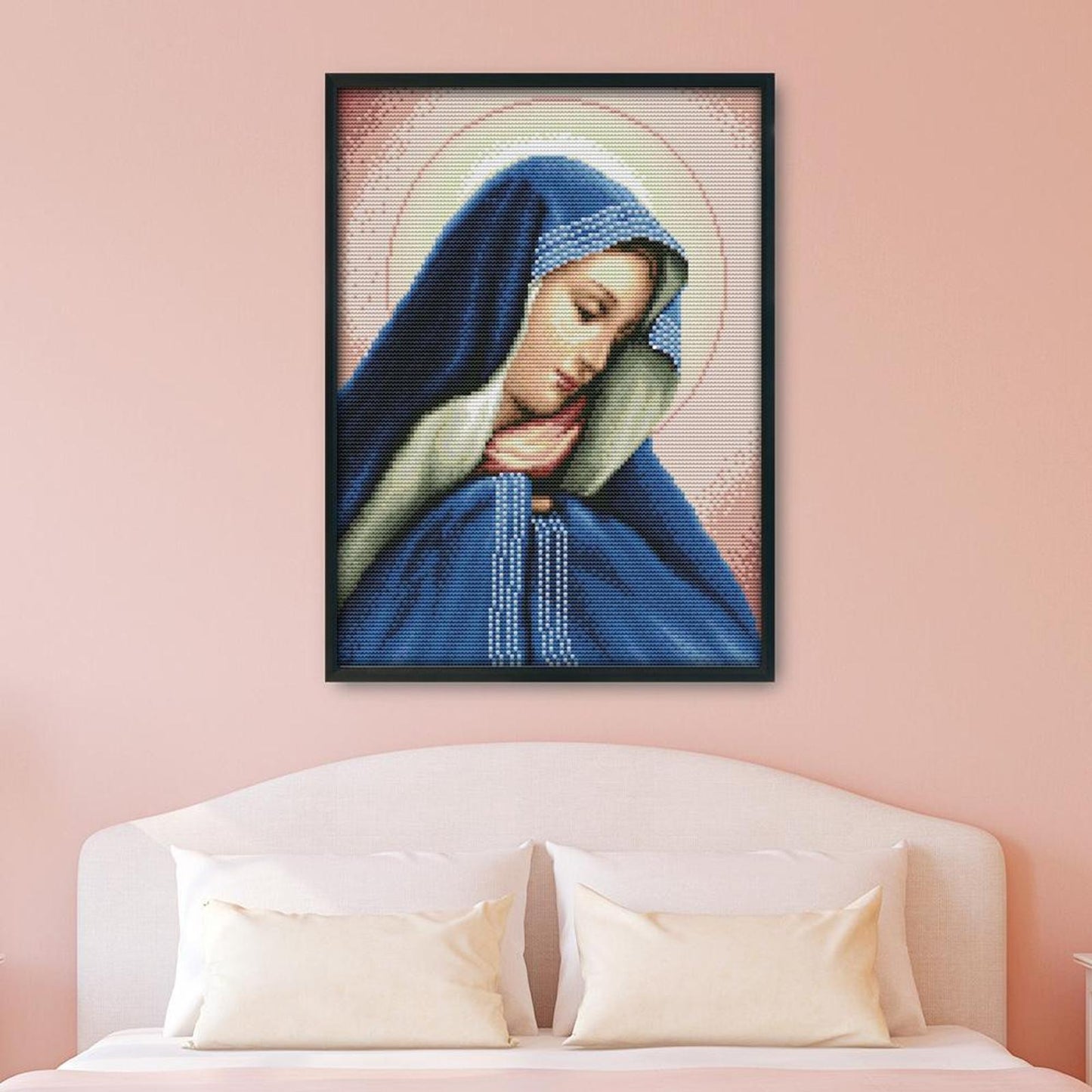 Virgin Mary - 14CT Stamped Cross Stitch 30x29CM - Joy Sunday