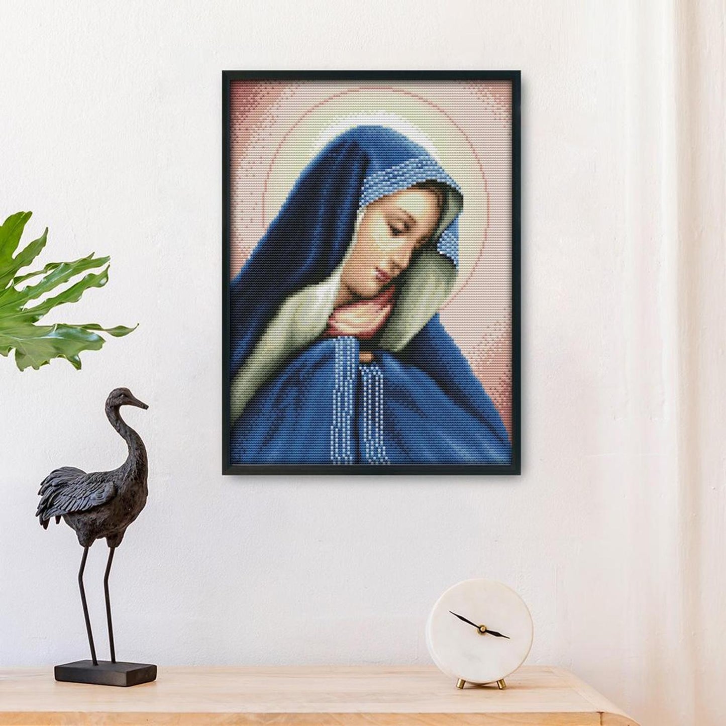 Virgin Mary - 14CT Stamped Cross Stitch 30x29CM - Joy Sunday