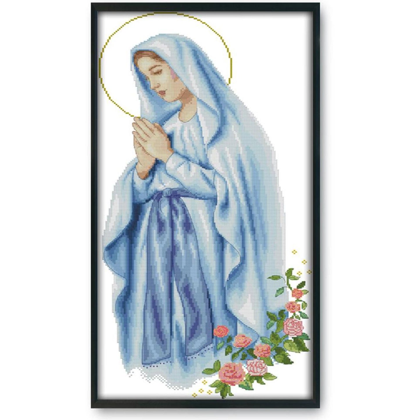 Virgin Mary - 14CT Stamped Cross Stitch 57x31CM - Joy Sunday
