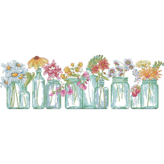 Perfection - 14CT Stamped Cross Stitch 52x20CM - Joy Sunday