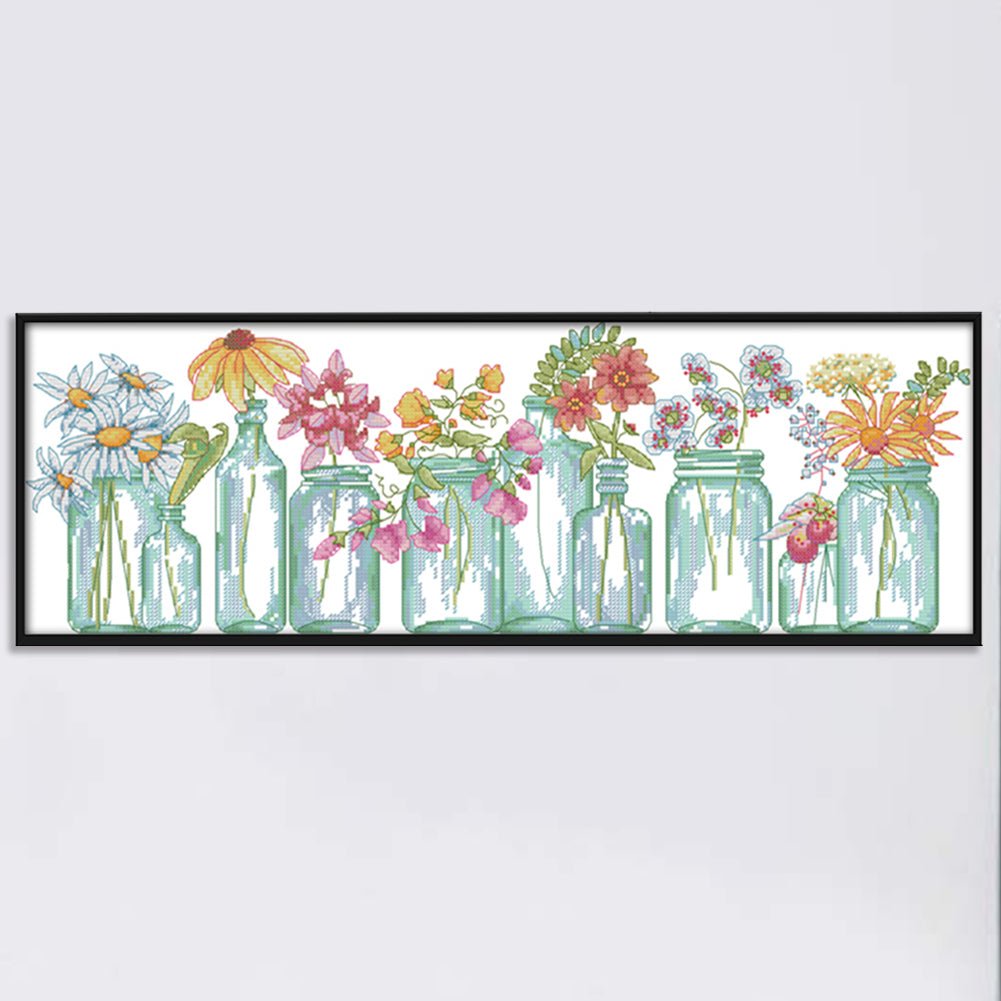 Perfection - 14CT Stamped Cross Stitch 52x20CM - Joy Sunday