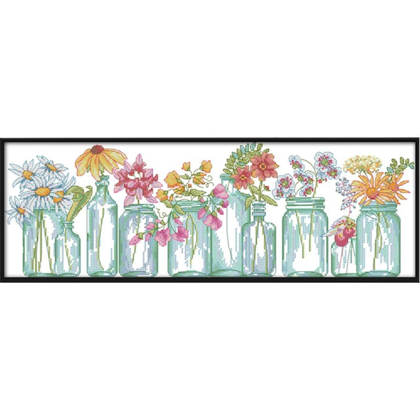Perfection - 14CT Stamped Cross Stitch 52x20CM - Joy Sunday