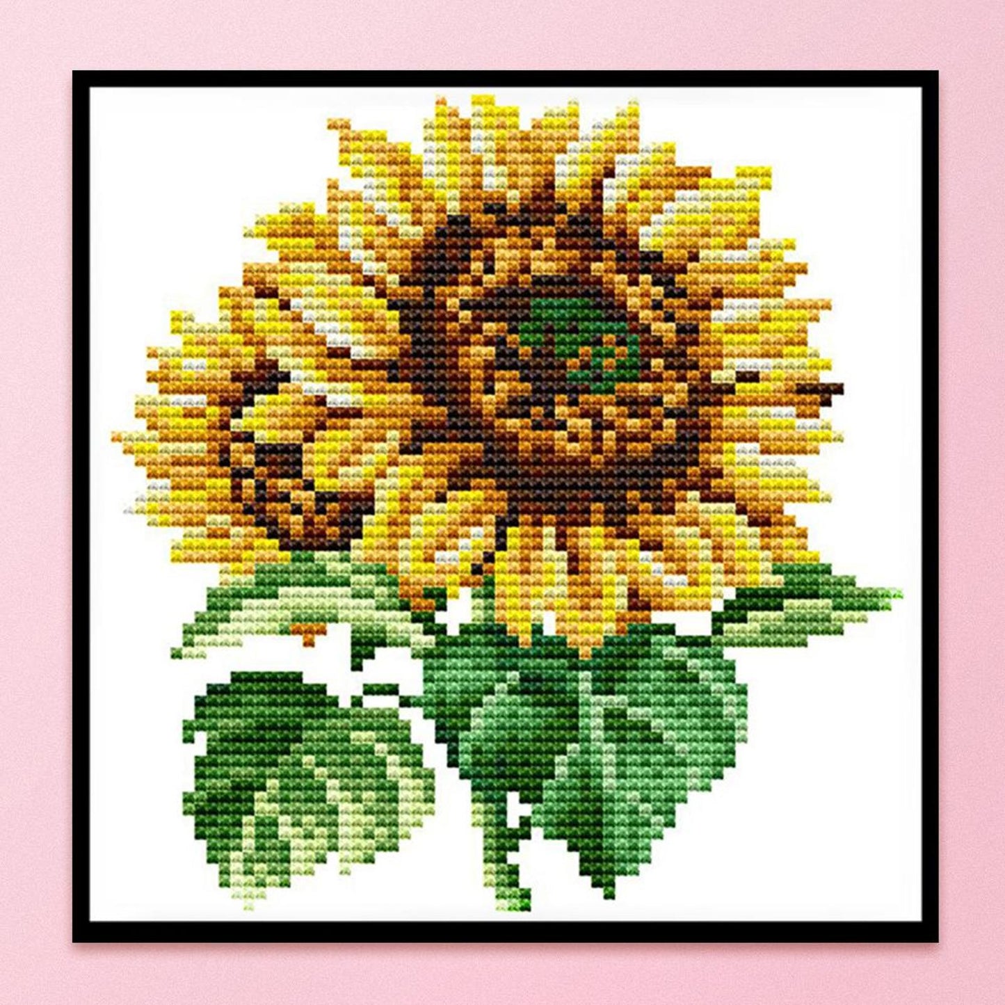 Sunflower - 14CT Stamped Cross Stitch 17x17CM - Joy Sunday