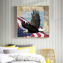 Load image into Gallery viewer, Eagle 30*30CM(Canvas) Full Round Drill Diamond Painting

