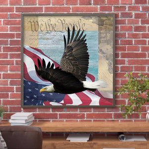 Eagle 30*30CM(Canvas) Full Round Drill Diamond Painting
