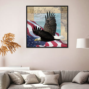 Eagle 30*30CM(Canvas) Full Round Drill Diamond Painting