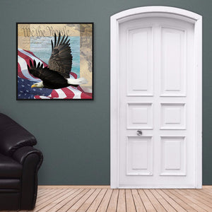 Eagle 30*30CM(Canvas) Full Round Drill Diamond Painting