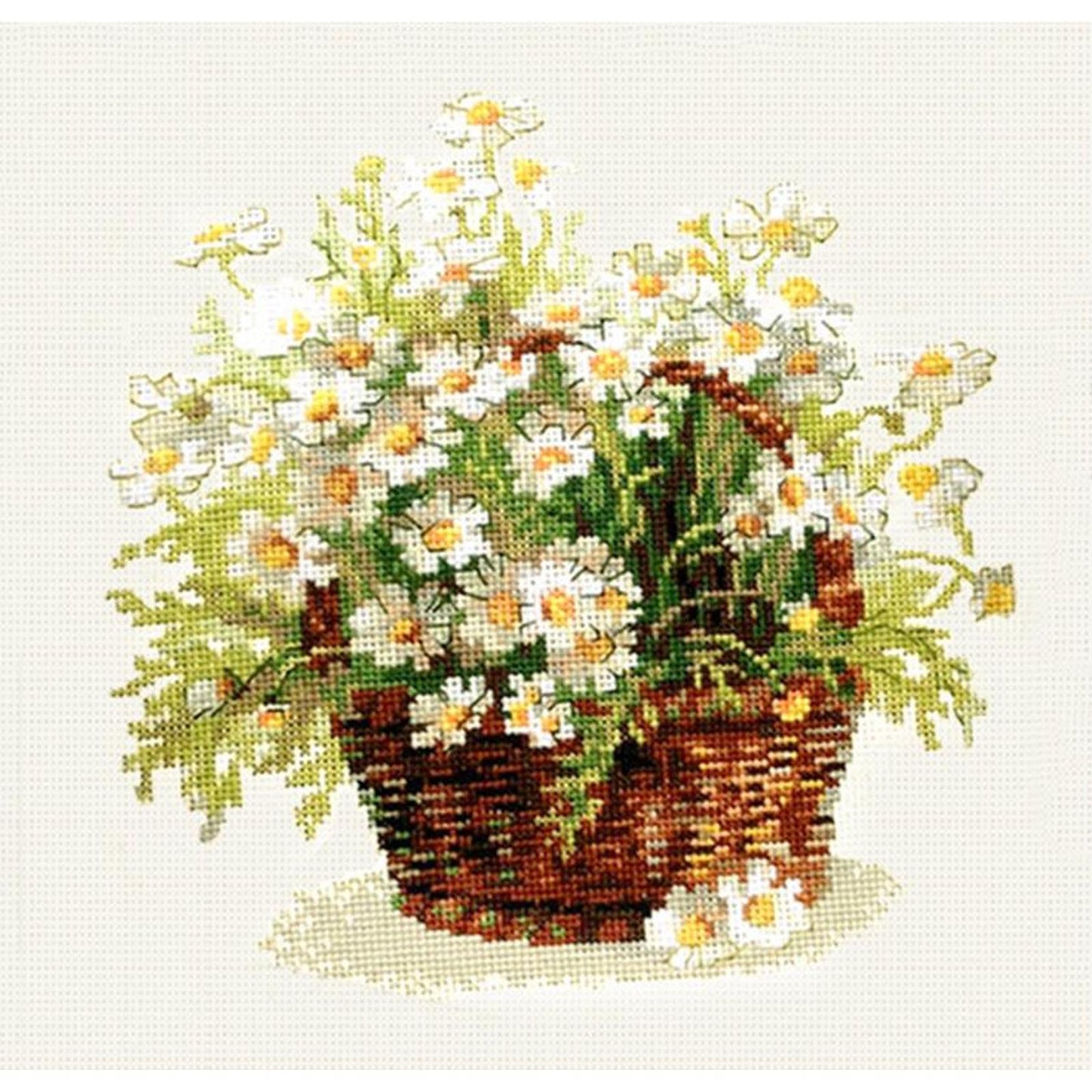 Daisy - 11CT Stamped Cross Stitch 37x37CM - Spring