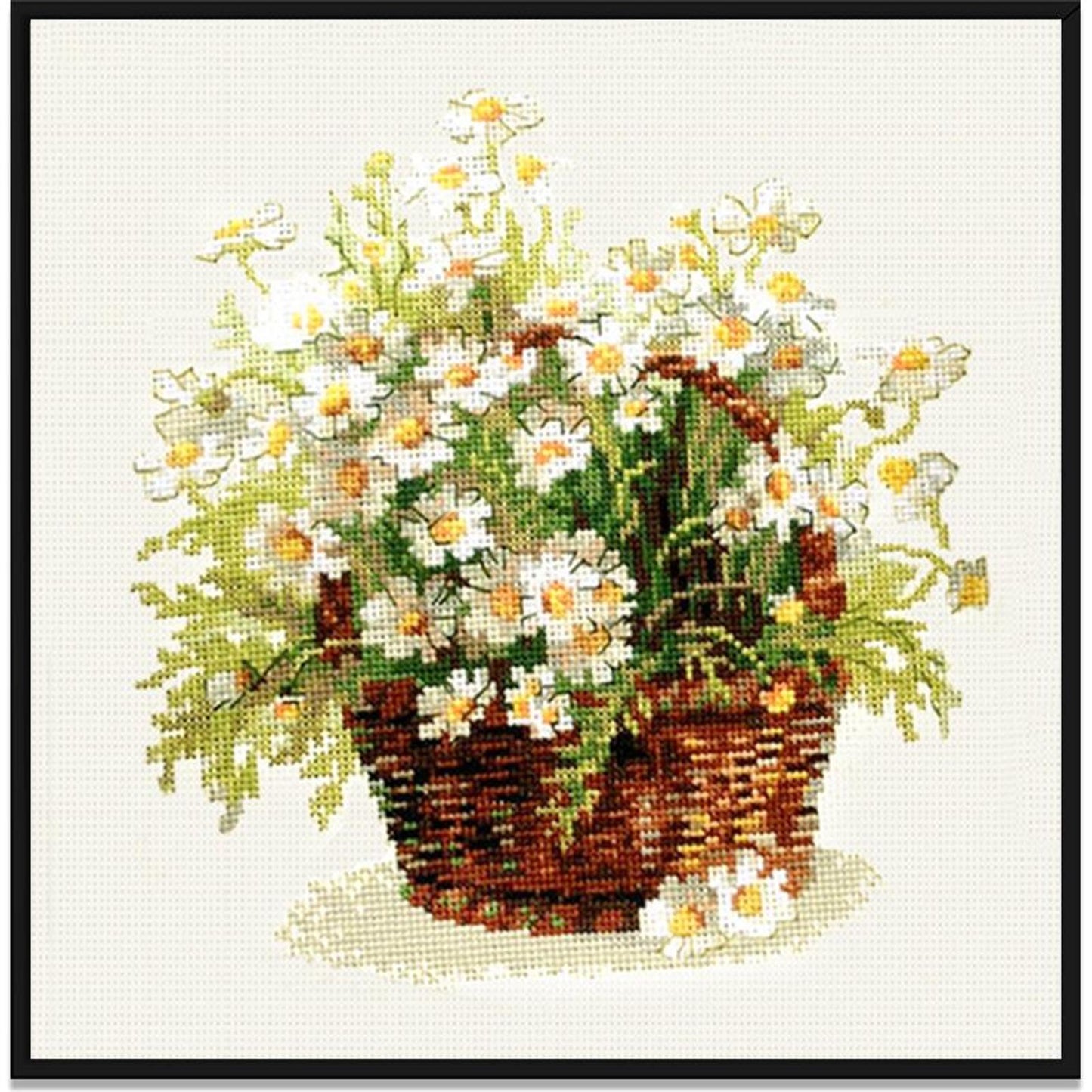 Daisy - 11CT Stamped Cross Stitch 37x37CM - Spring