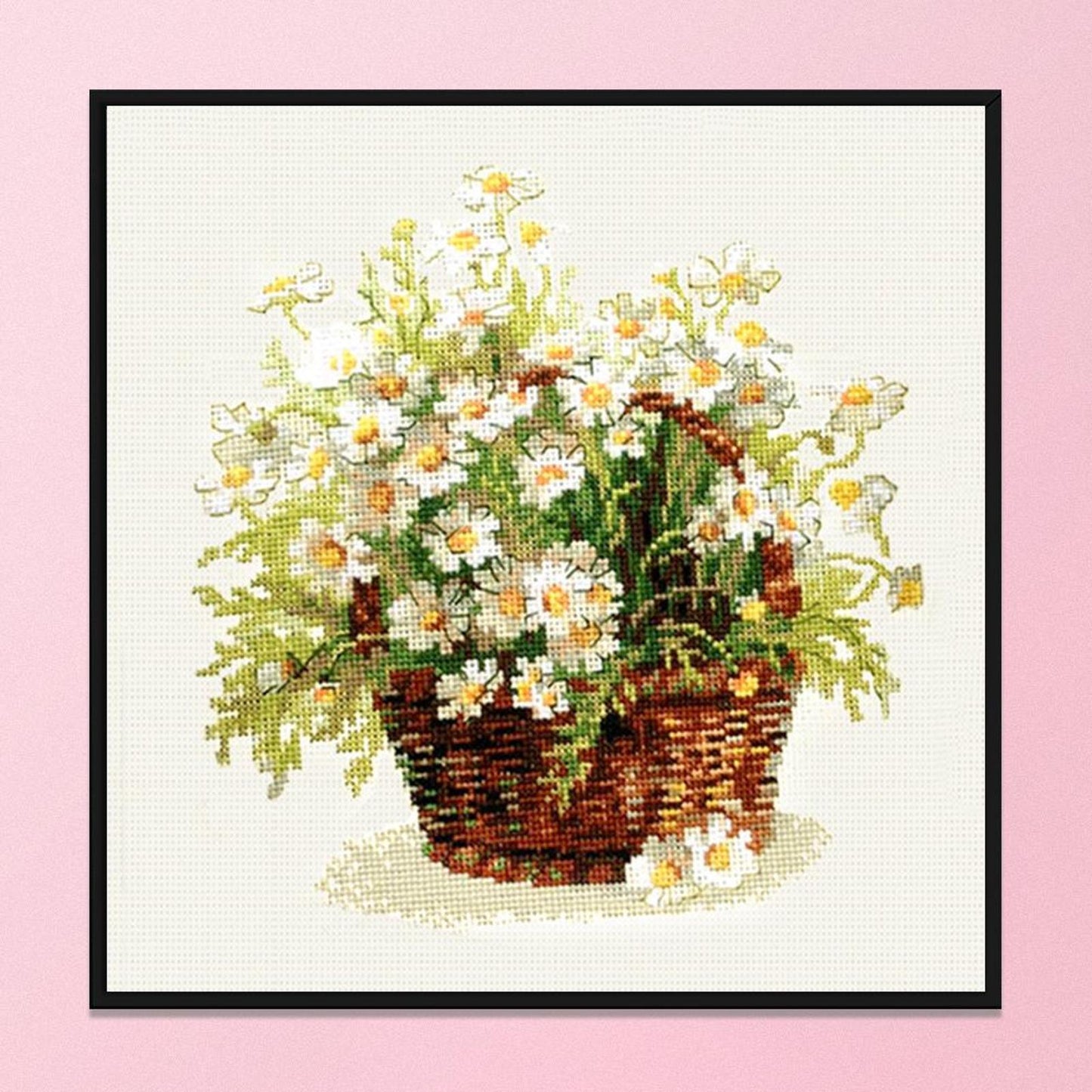 Daisy - 11CT Stamped Cross Stitch 37x37CM - Spring