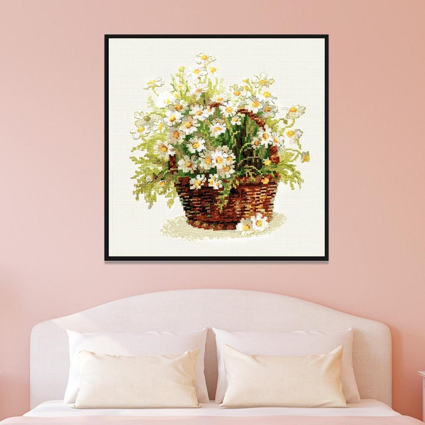 Daisy - 11CT Stamped Cross Stitch 37x37CM - Spring