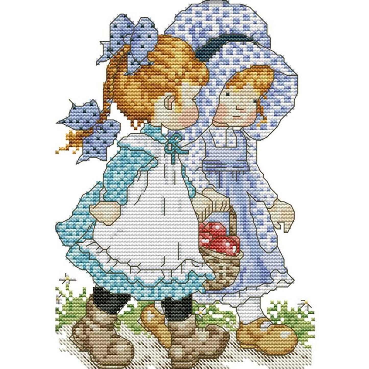 Work Together - 14CT Stamped Cross Stitch 19x27CM - Joy Sunday