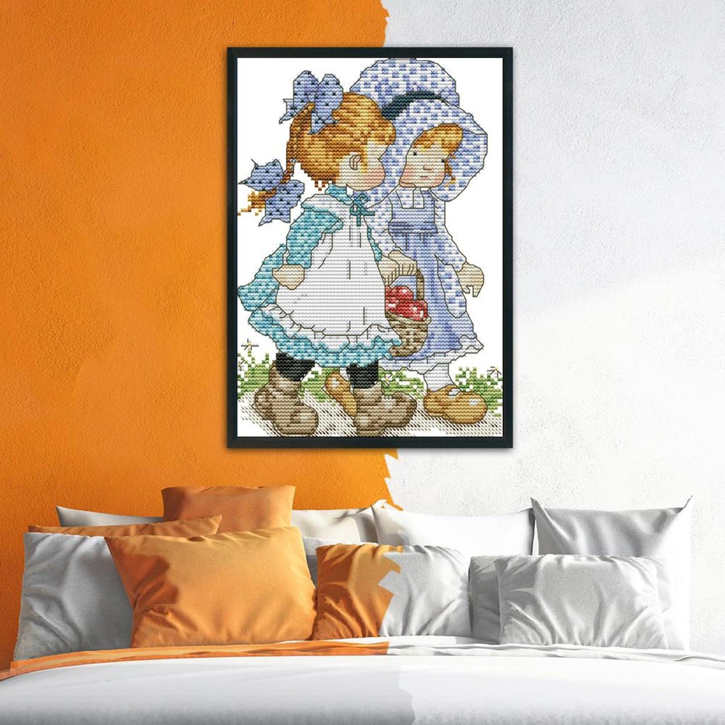 Work Together - 14CT Stamped Cross Stitch 19x27CM - Joy Sunday