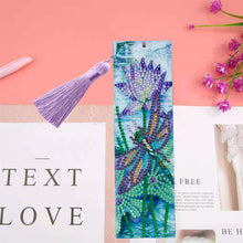 Load image into Gallery viewer, Tassel DIY Special Shaped Diamond Painting Bookmark Kit (Dragonfly)
