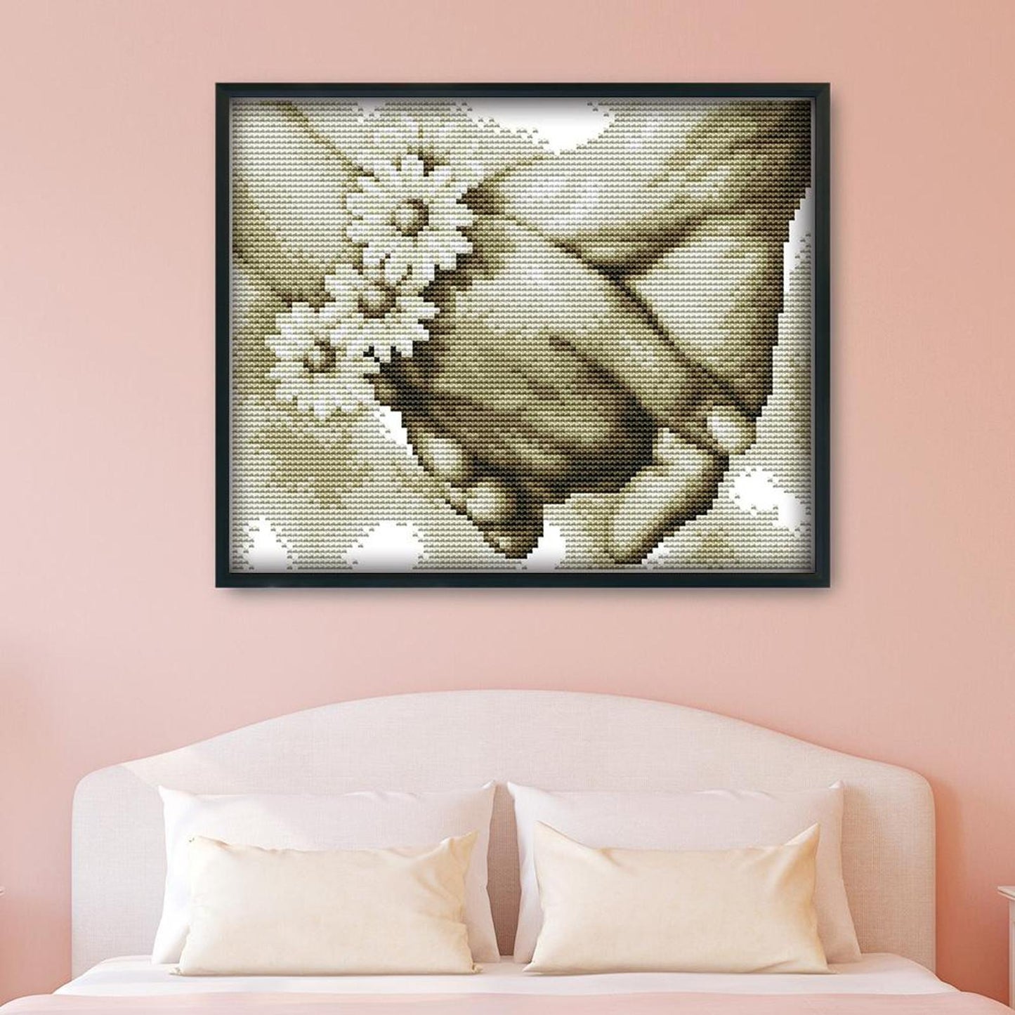 Holding Hands - 14CT Stamped Cross Stitch 27x21CM - Joy Sunday