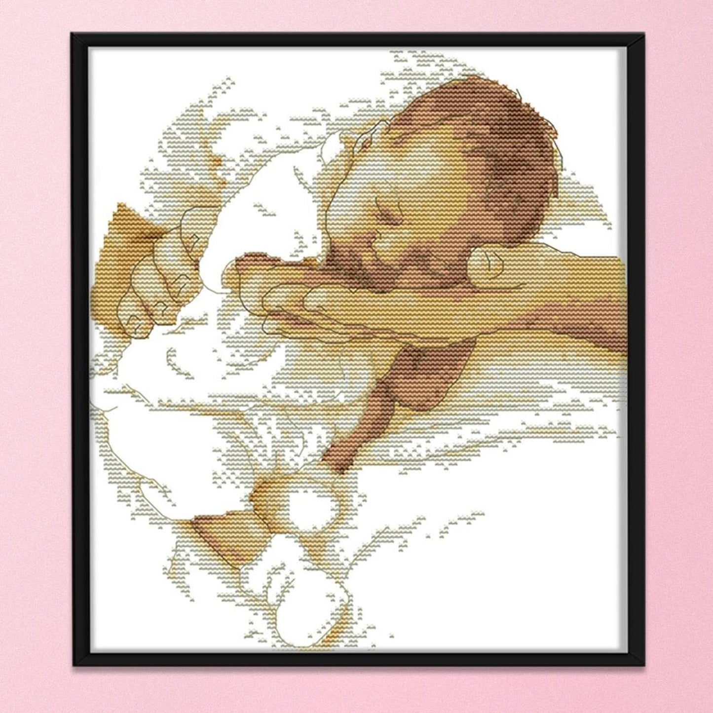 Cherish - 14CT Stamped Cross Stitch 29x32CM - Joy Sunday