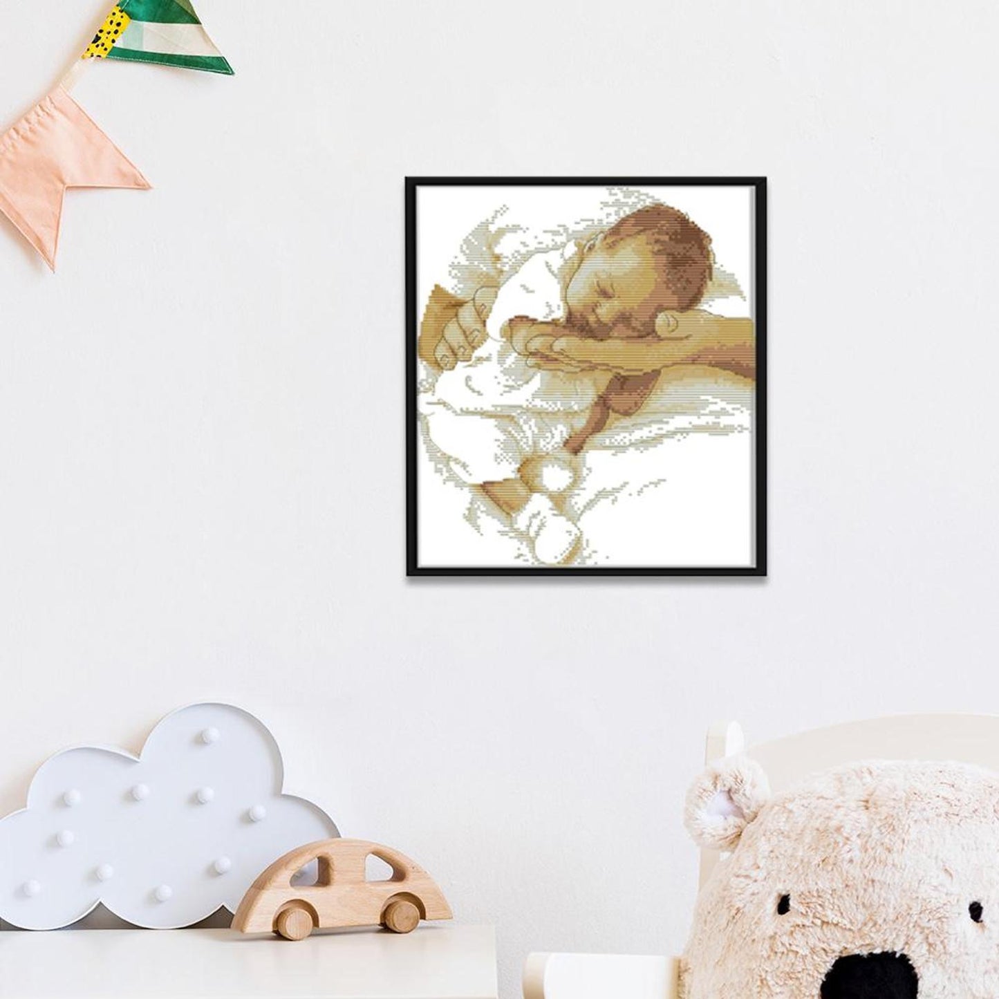 Cherish - 14CT Stamped Cross Stitch 29x32CM - Joy Sunday