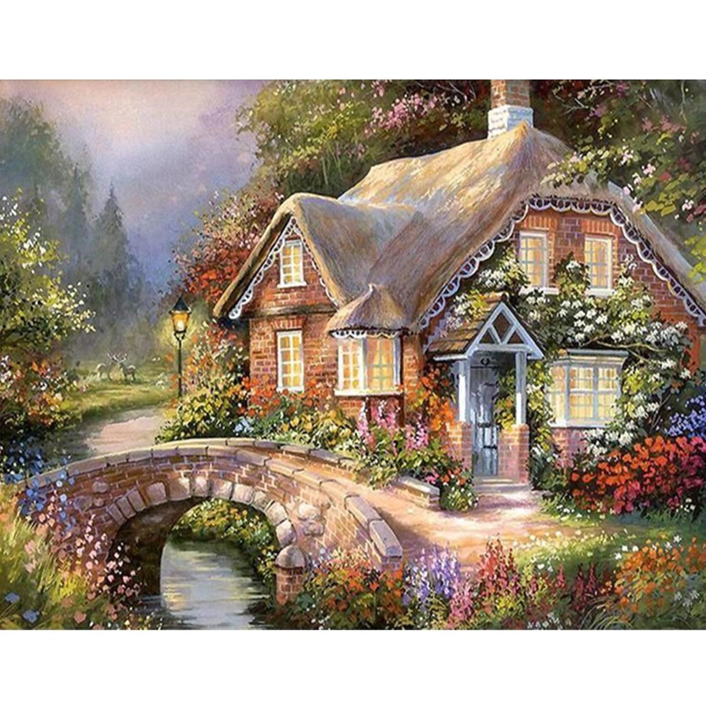 Scenery - 14CT Counted Cross Stitch 50x40CM - Huacan
