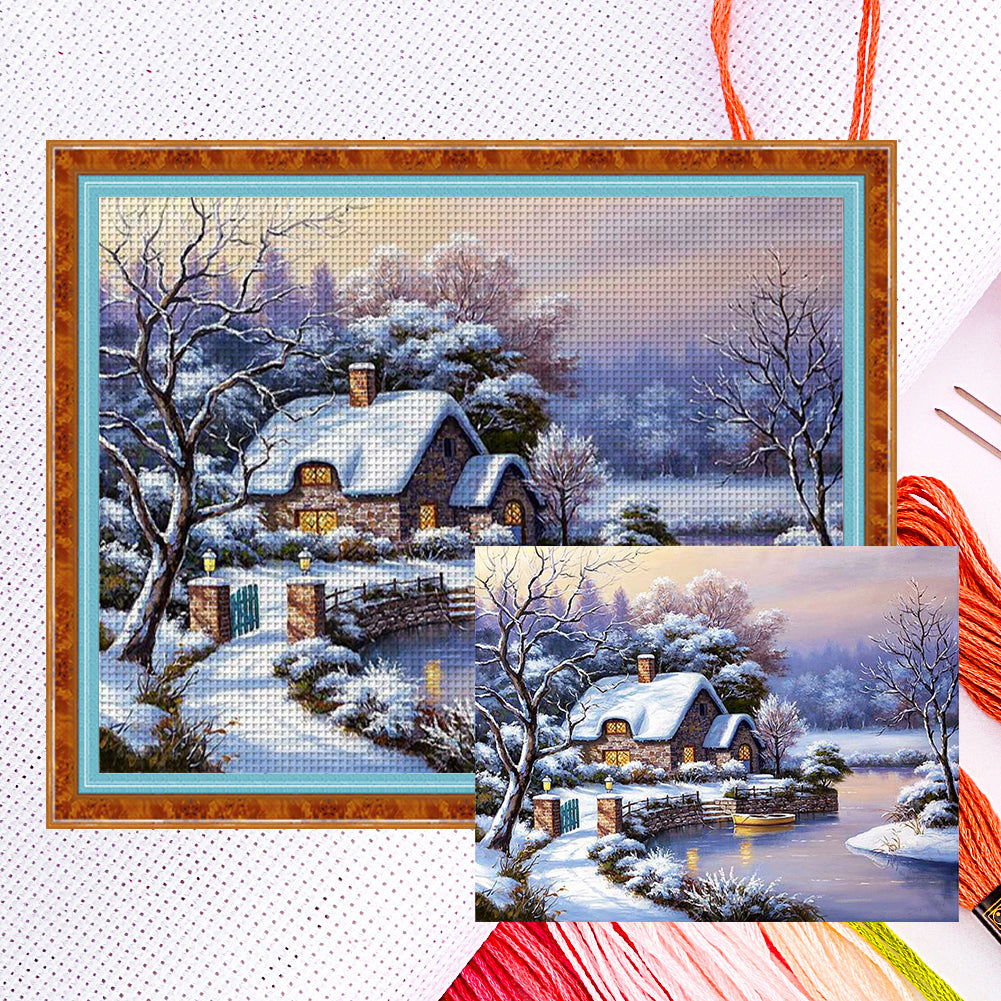 Scenery - 14CT Counted Cross Stitch 50x40CM - Huacan
