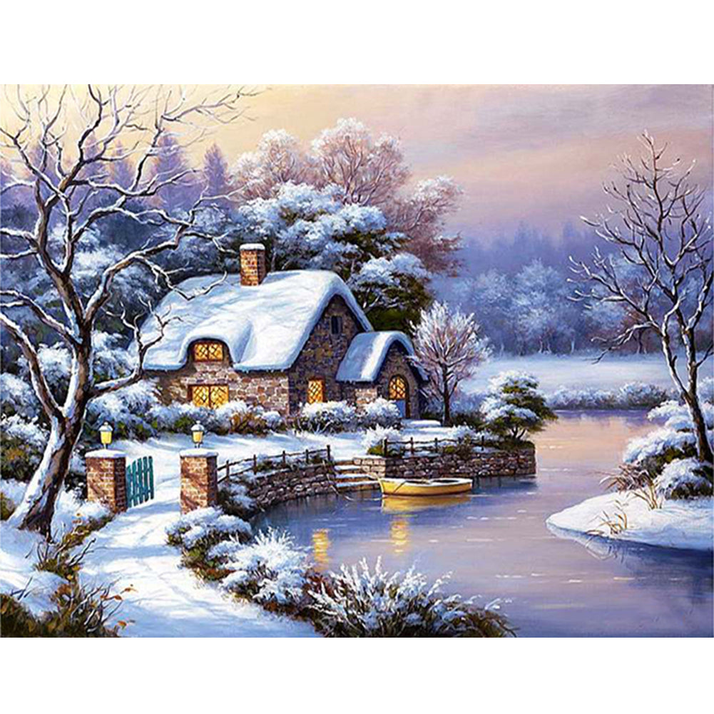 Scenery - 14CT Counted Cross Stitch 50x40CM - Huacan
