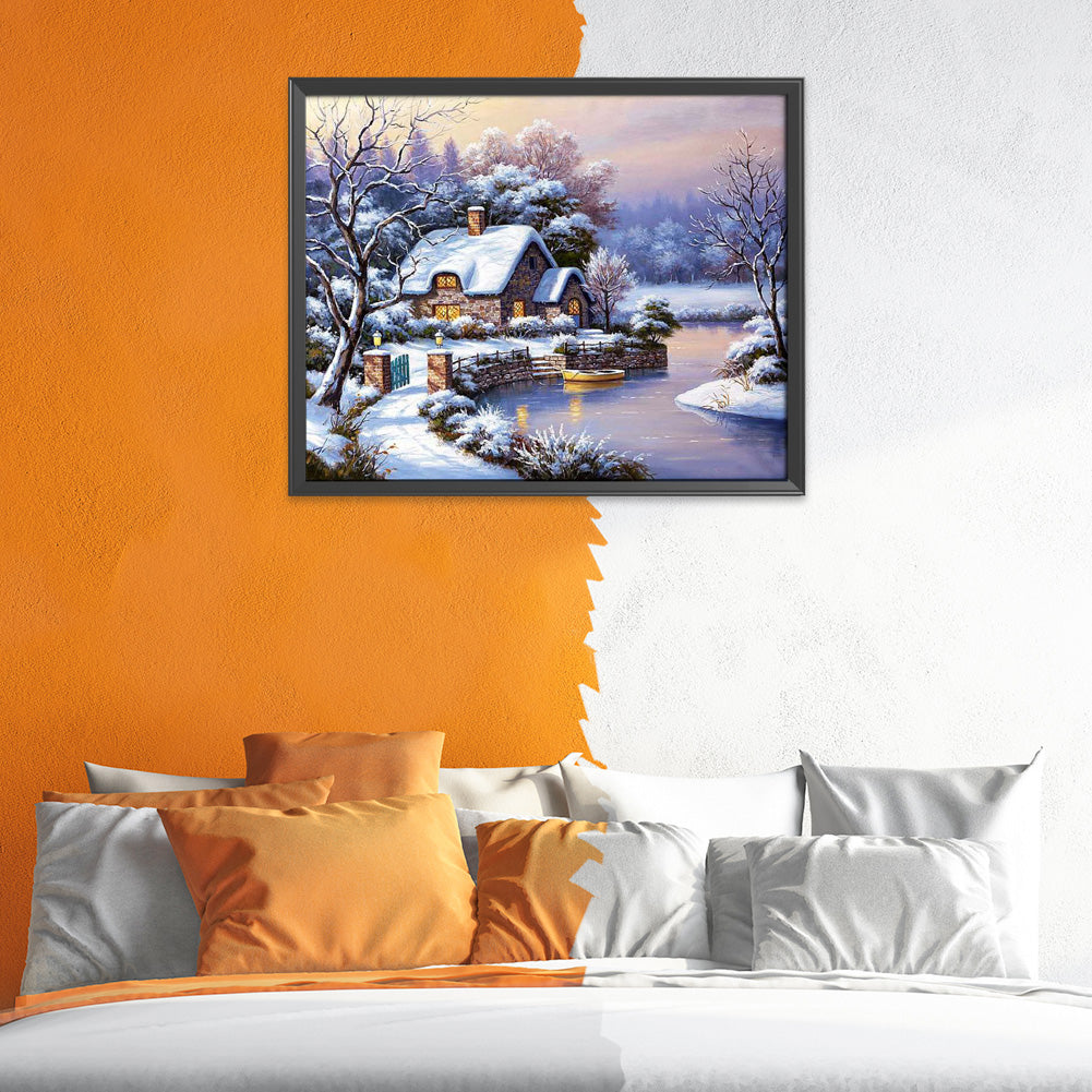 Scenery - 14CT Counted Cross Stitch 50x40CM - Huacan