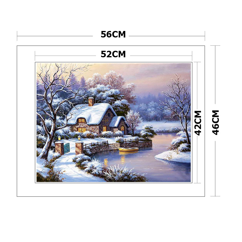 Scenery - 14CT Counted Cross Stitch 50x40CM - Huacan