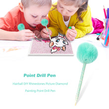 Load image into Gallery viewer, Hairball DIY Rhinestones Picture Diamond Painting Point Drill Pen (Green)
