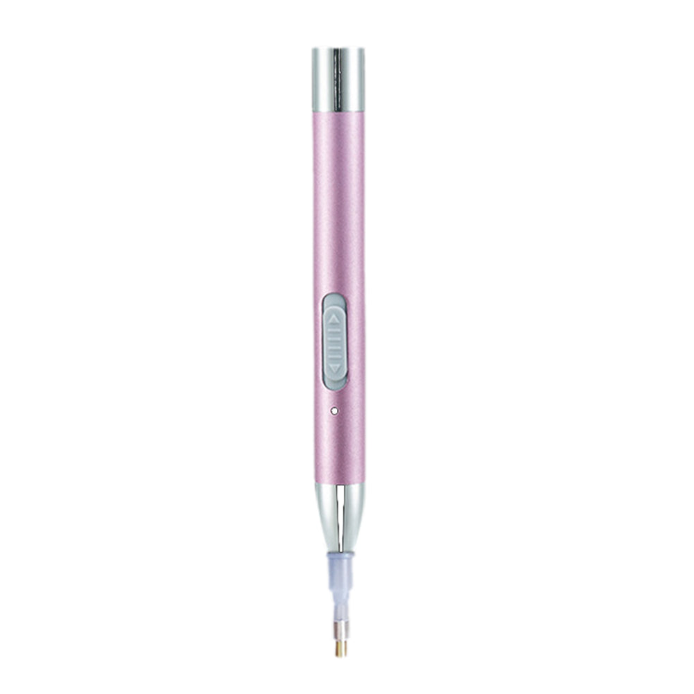 LED Diamond Dot Pen with Light Tools Kits Arts Crafts Accessories (Purple)