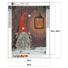 Load image into Gallery viewer, Christmas Gnome 30*40CM(Canvas) Full Round Drill Diamond Painting
