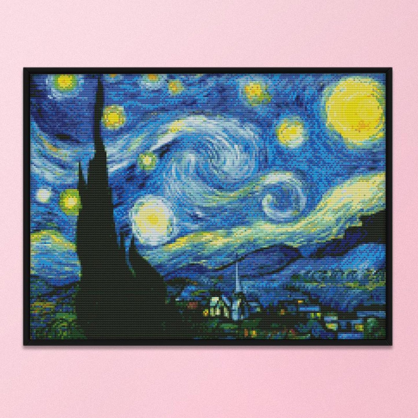 Van Gogh'S Starry Sky - 11CT Stamped Cross Stitch 59x45CN - Joy Sunday
