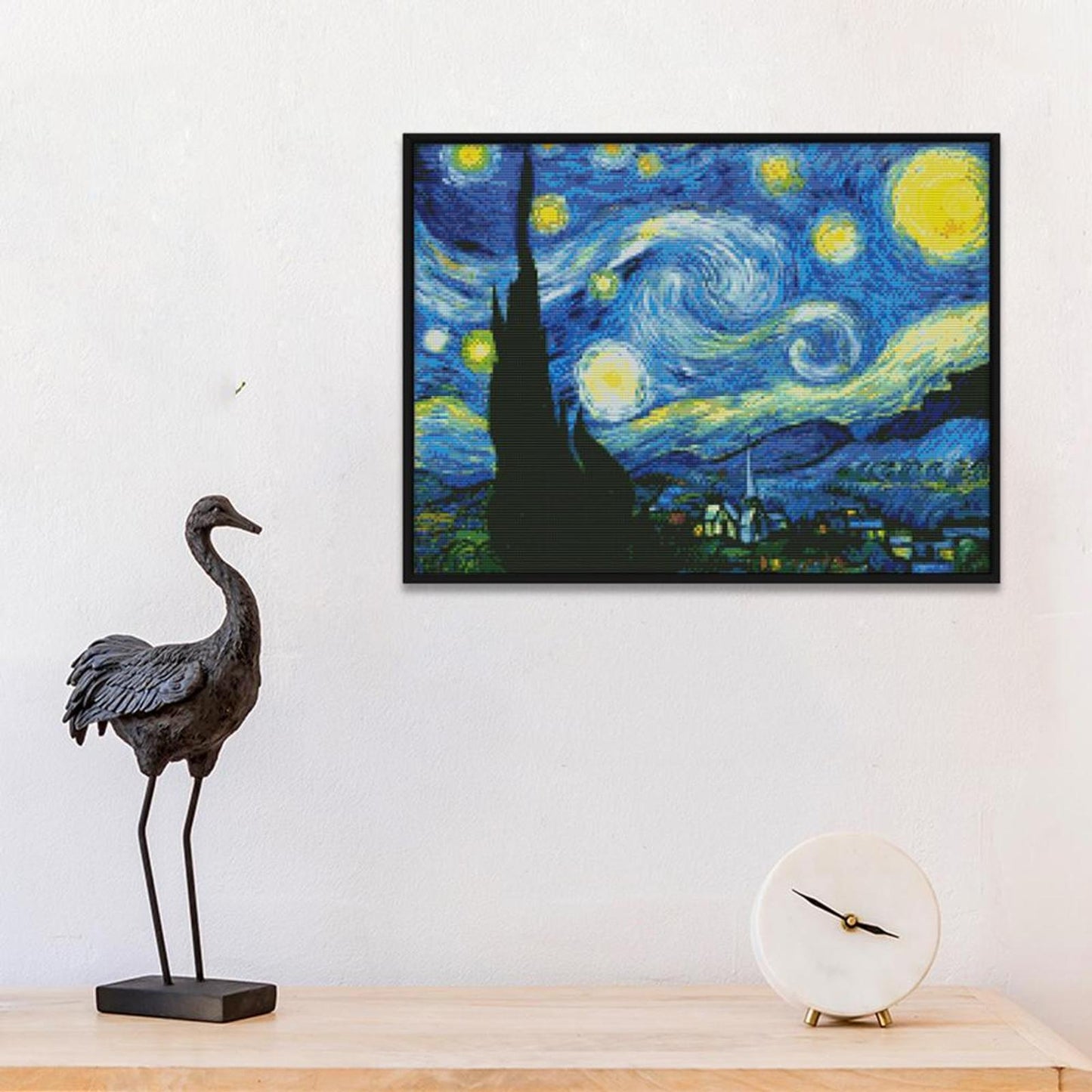 Van Gogh'S Starry Sky - 11CT Stamped Cross Stitch 59x45CN - Joy Sunday