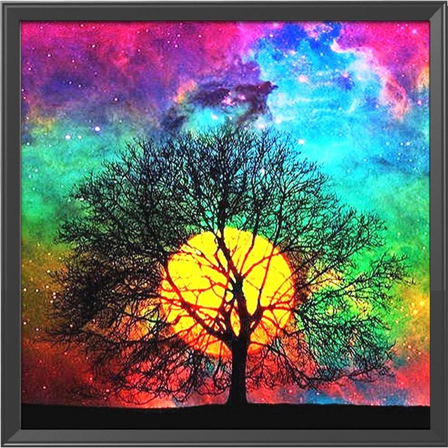 Scenery - 11CT Stamped Cross Stitch 40x40CM - Diy