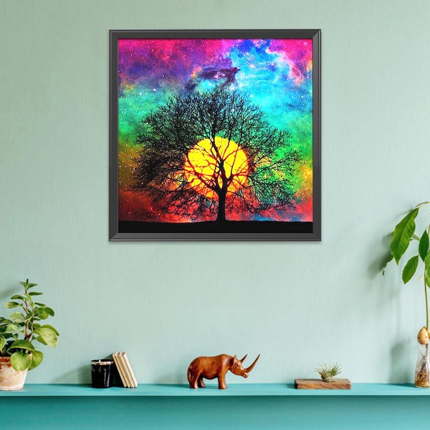 Scenery - 11CT Stamped Cross Stitch 40x40CM - Diy