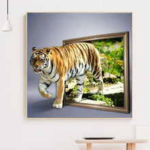 Load image into Gallery viewer, Tiger 30*30CM(Picture) Full Round Drill Diamond Painting
