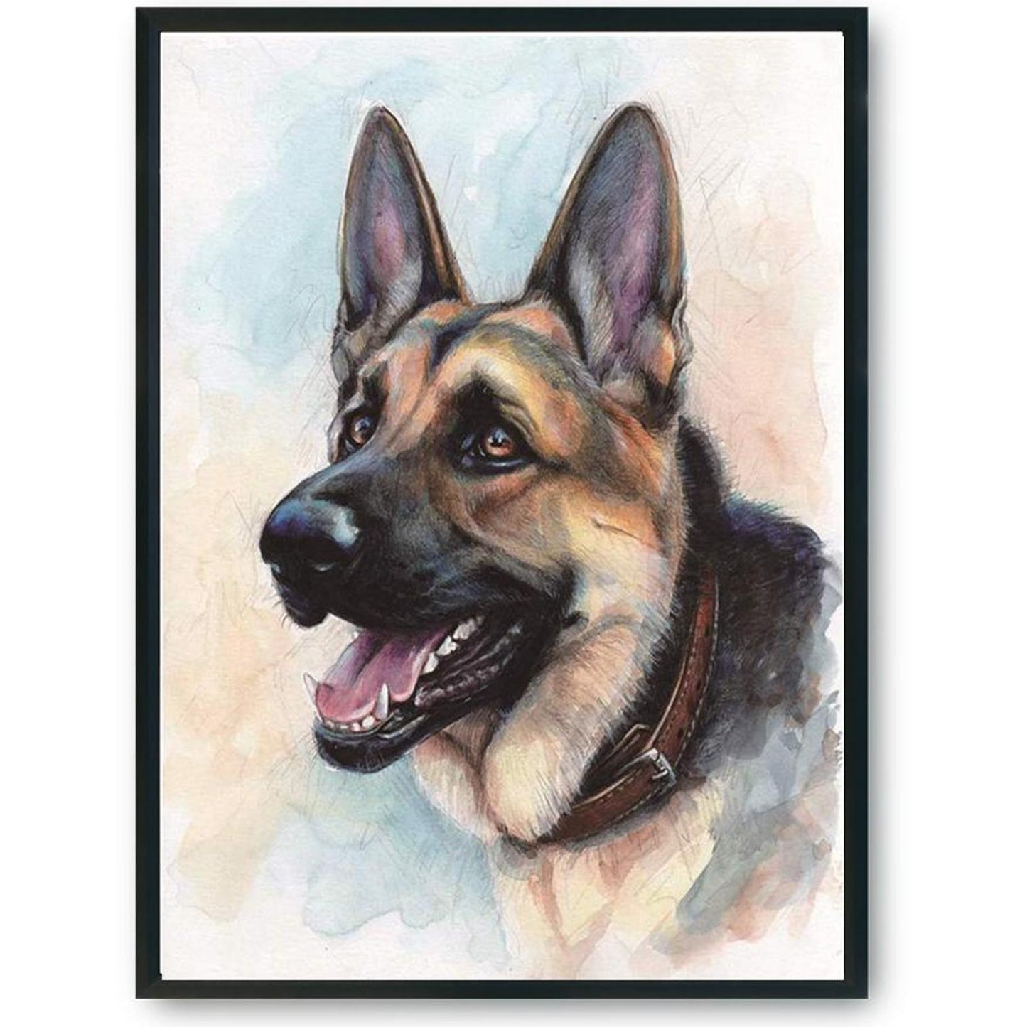 Dog - 11CT Stamped Cross Stitch 36x46CM - Diy