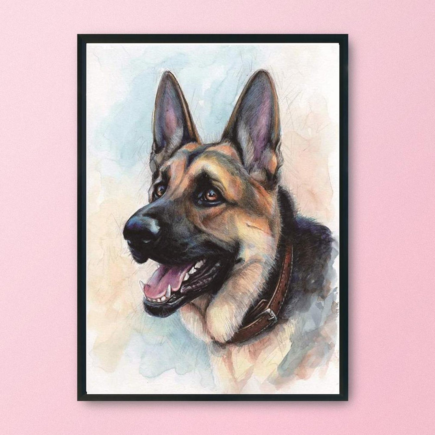 Dog - 11CT Stamped Cross Stitch 36x46CM - Diy